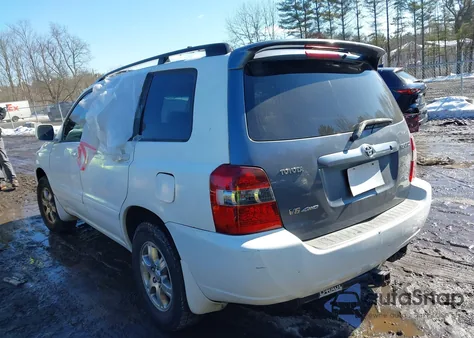 2004 Toyota Highlander V6 from USA, damaged, VIN JTEEP21A740047063